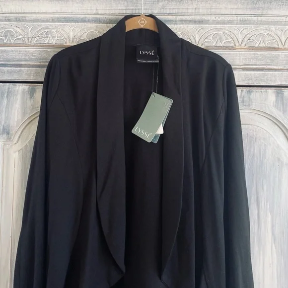 LYSSE Split Waterfall Drape Cardigan - Picture 3 of 10